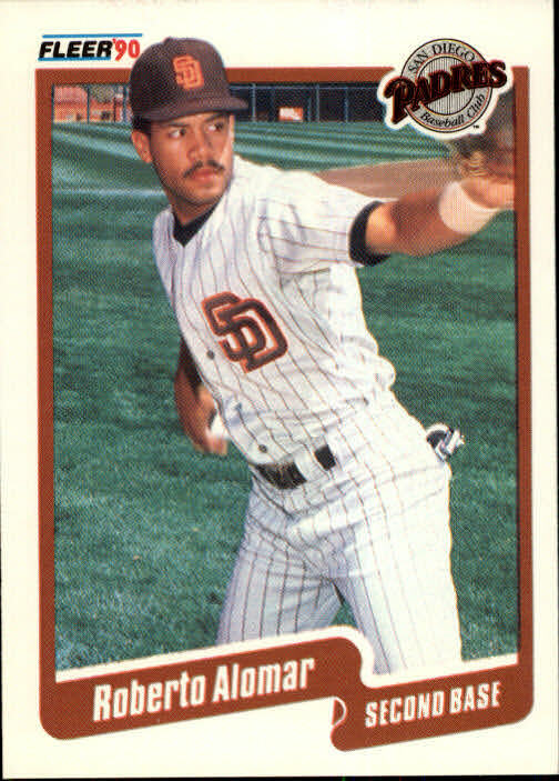 1990 Roberto Alomar Fleer Baseball Card #149