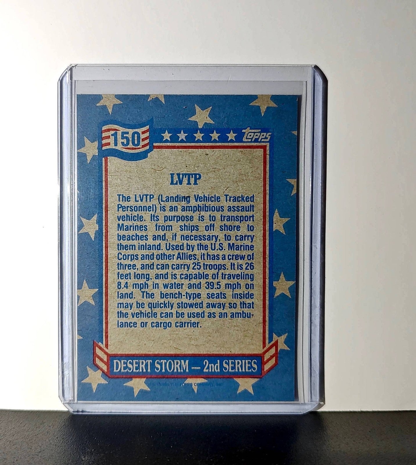LVTP 1991 Topps Desert Storm #150 Card
