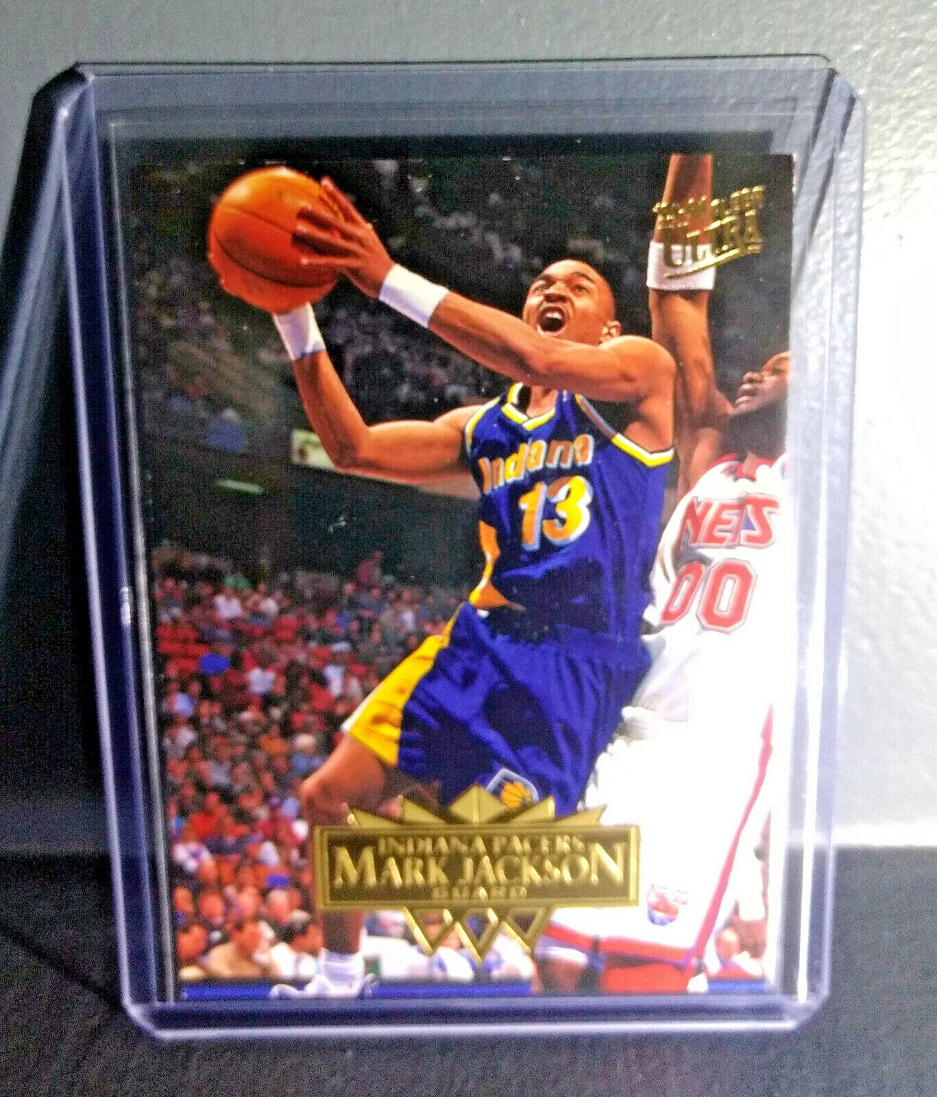 1995-96 Mark Jackson Fleer Ultra #74 Basketball Card