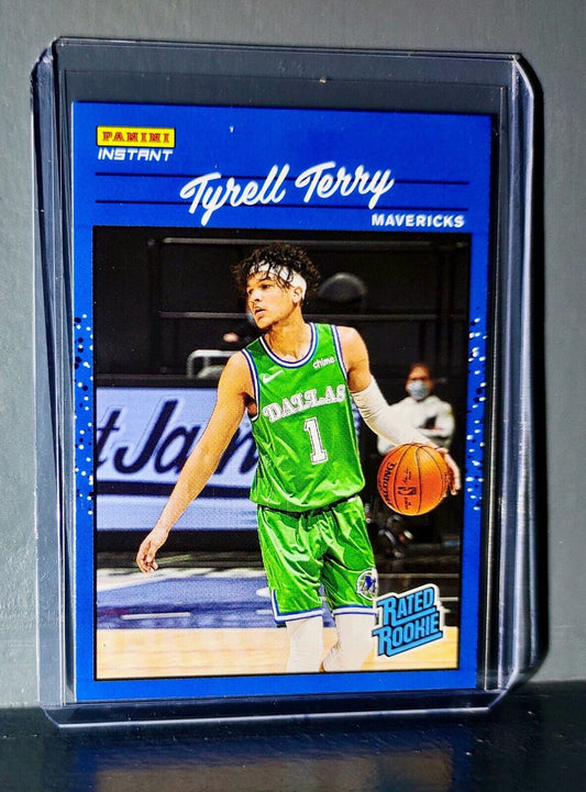 Tyrell Terry 2020-2021 Panini NBA Instant #39 Rated Rookie Retro Card 1/3558