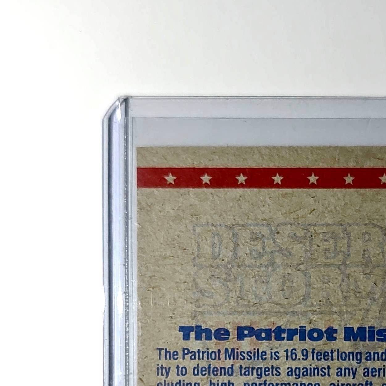 The Patriot Missile 1991 Topps Desert Storm #48 Card