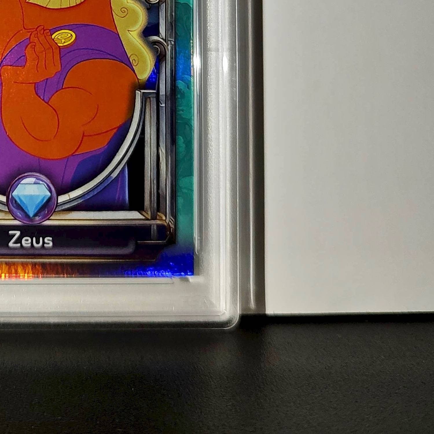Zeus 2025 Topps Disney Wonder #134 Diamond Card Hercules PSA  PSA 9