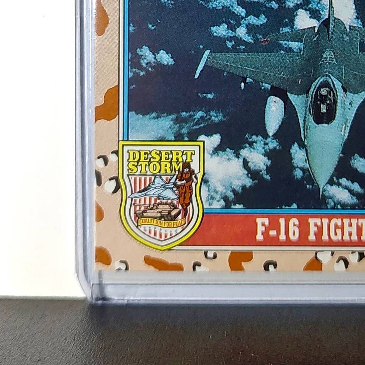 F-16 Fighting Falcon 1991 Topps Desert Storm #115 Card