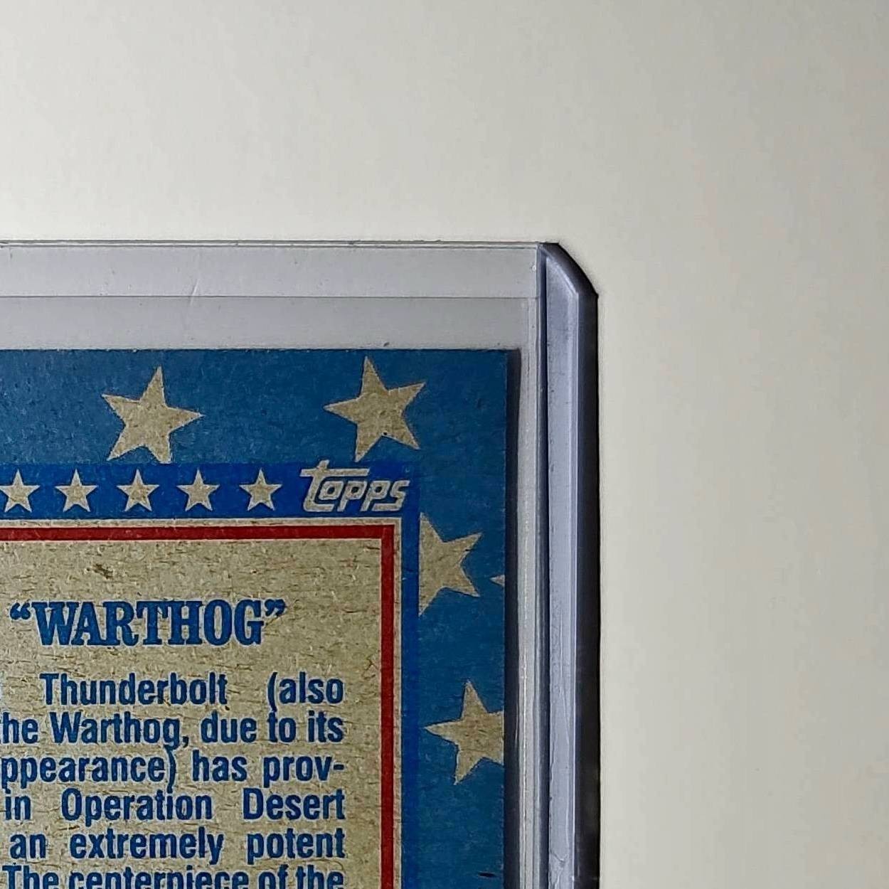 A-10 Warthog 1991 Topps Desert Storm #118 Card