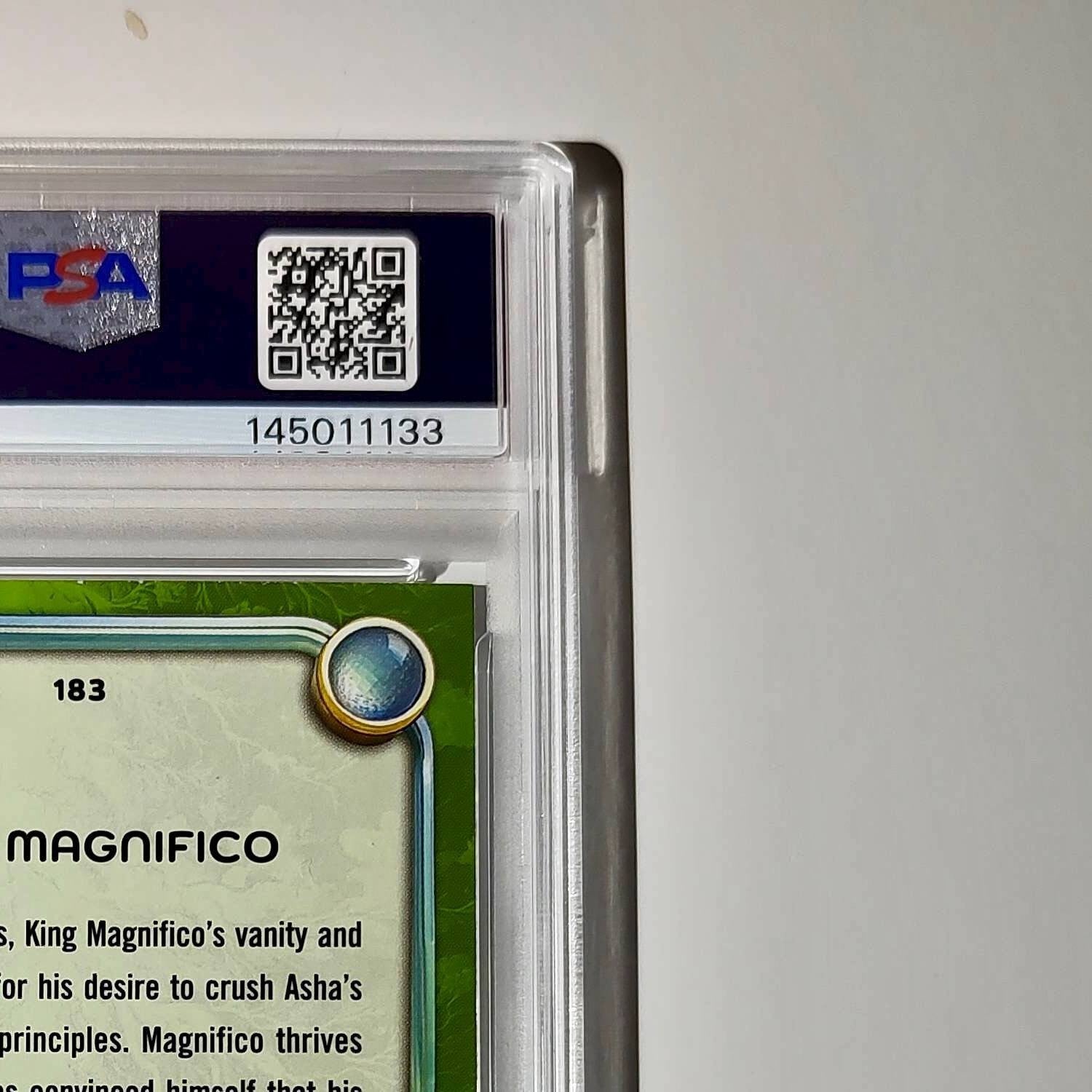 King Magnifico 2025 Topps Disney Wonder #183 Card Wish PSA 10