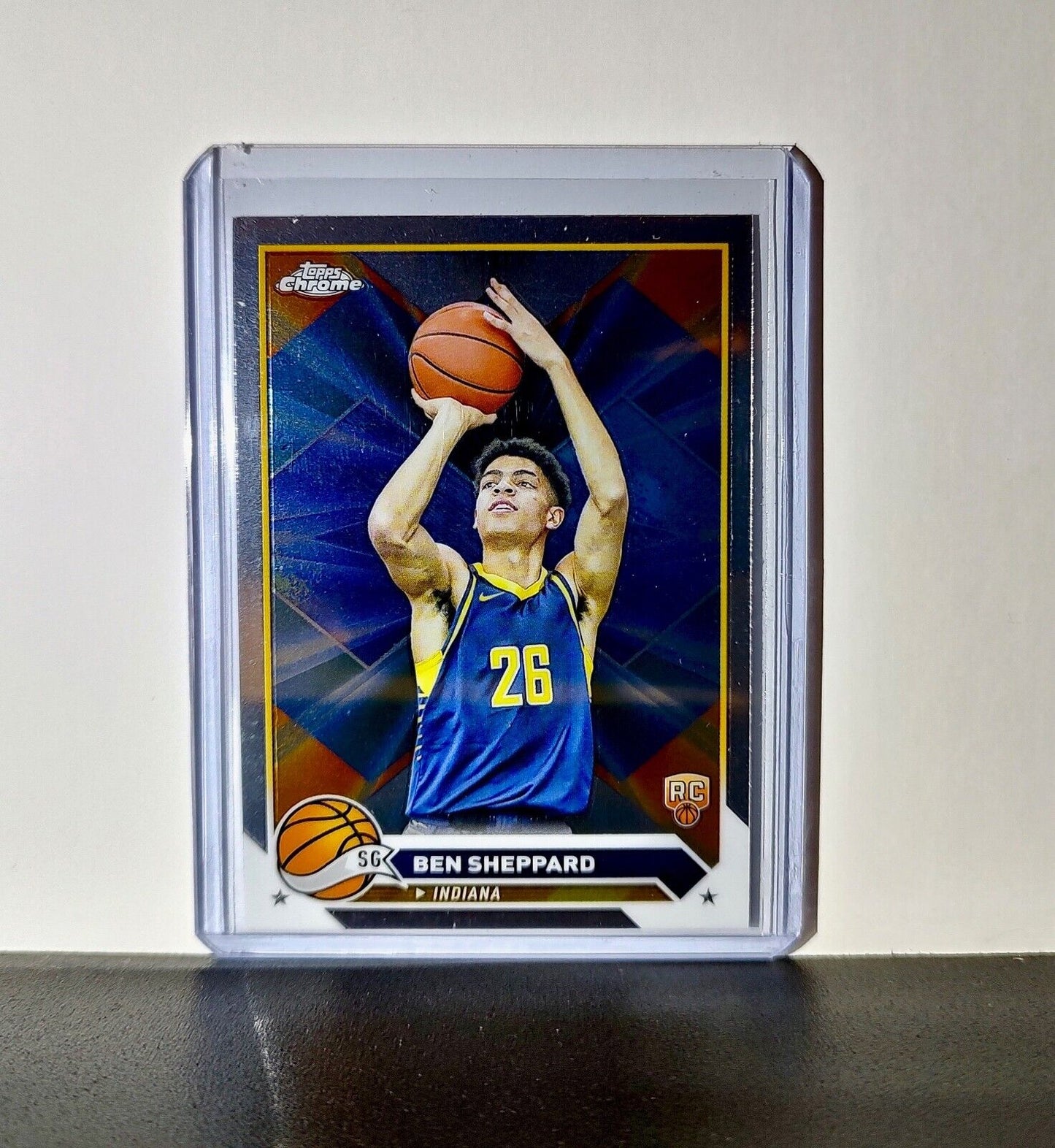 Ben Sheppard 2023-24 Topps Chrome NBA #83 Rookie Card Indiana Pacers