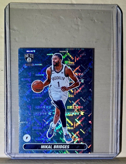 2023-24 Mikal Bridges Panini NBA Basketball #127 Sticker Brooklyn Nets