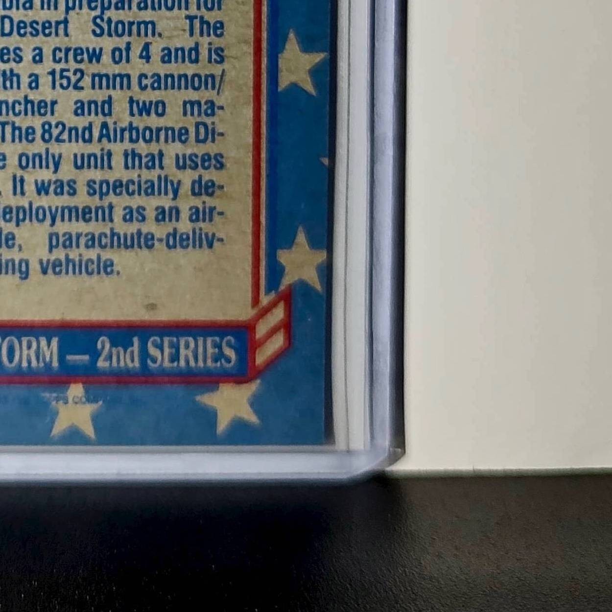 M-551 Sheridan 1991 Topps Desert Storm #92 Card