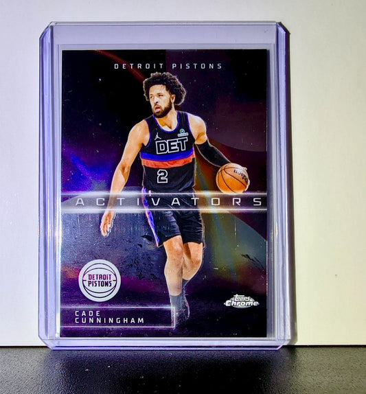 Cade Cunningham 2025-26 NBA Topps Chrome Update Activators #AC-8 Card Pistons