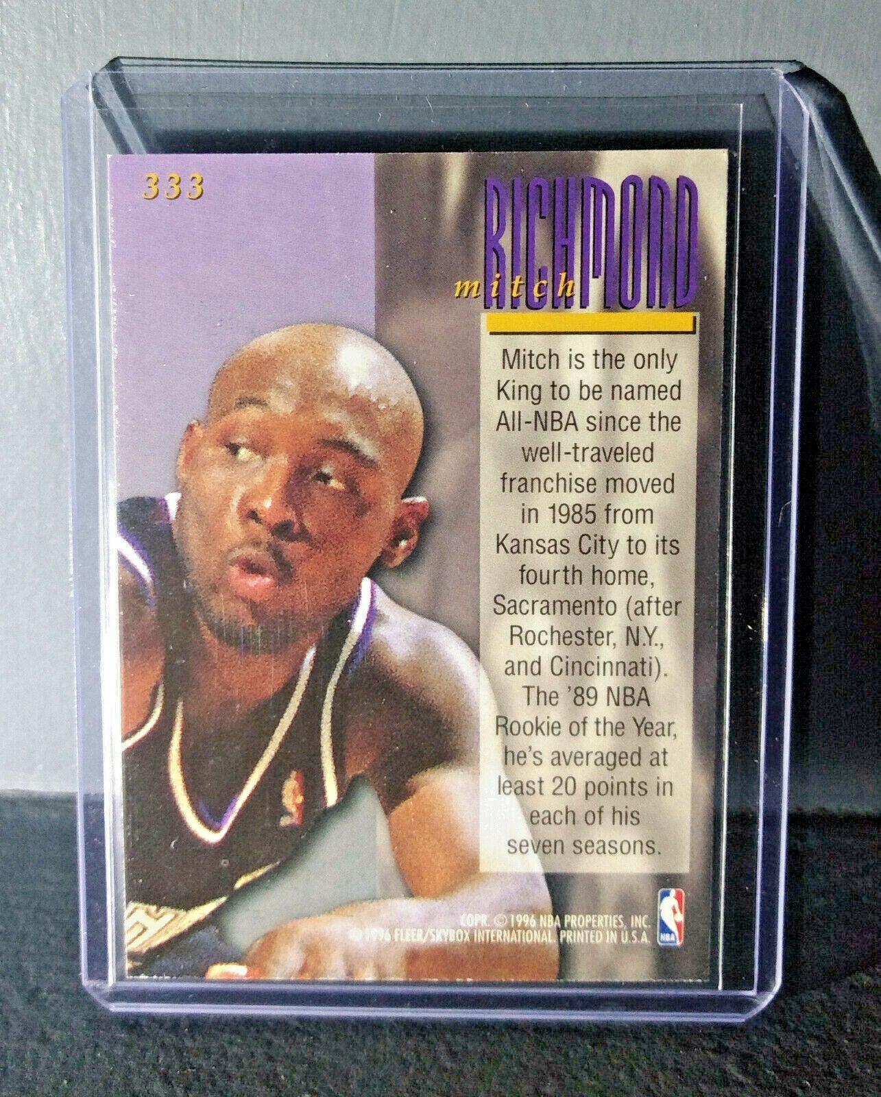 1995-96 Mitch Richmond #333 Ultra Encore Basketball Card 