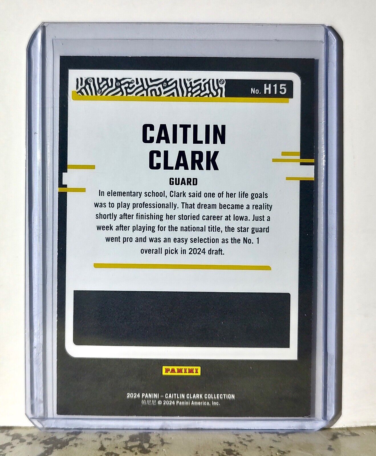 2024 Caitlin Clark Panini Donruss #H15 Highlights Basketball Card Iowa Hawkeyes