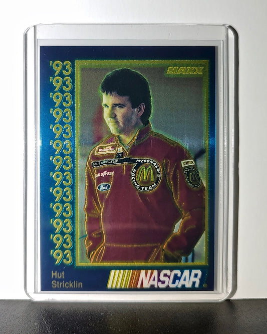 Hut Stricklin 1993 Maxx Premier Plus Racing #27 NASCAR Card Junior Johnson
