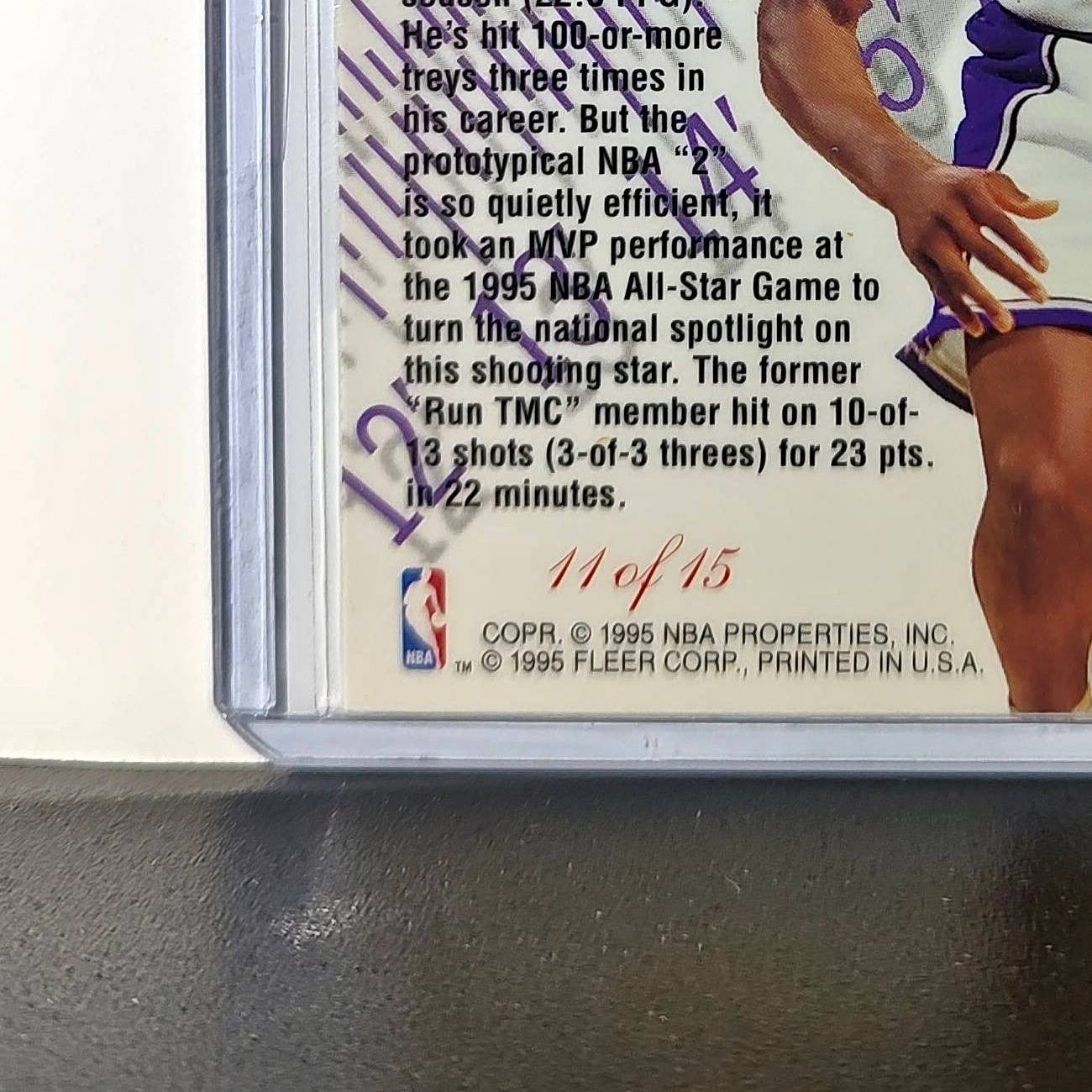 Mitch Richmond 1995-96 Flair NBA #11 Perimeter Power Card