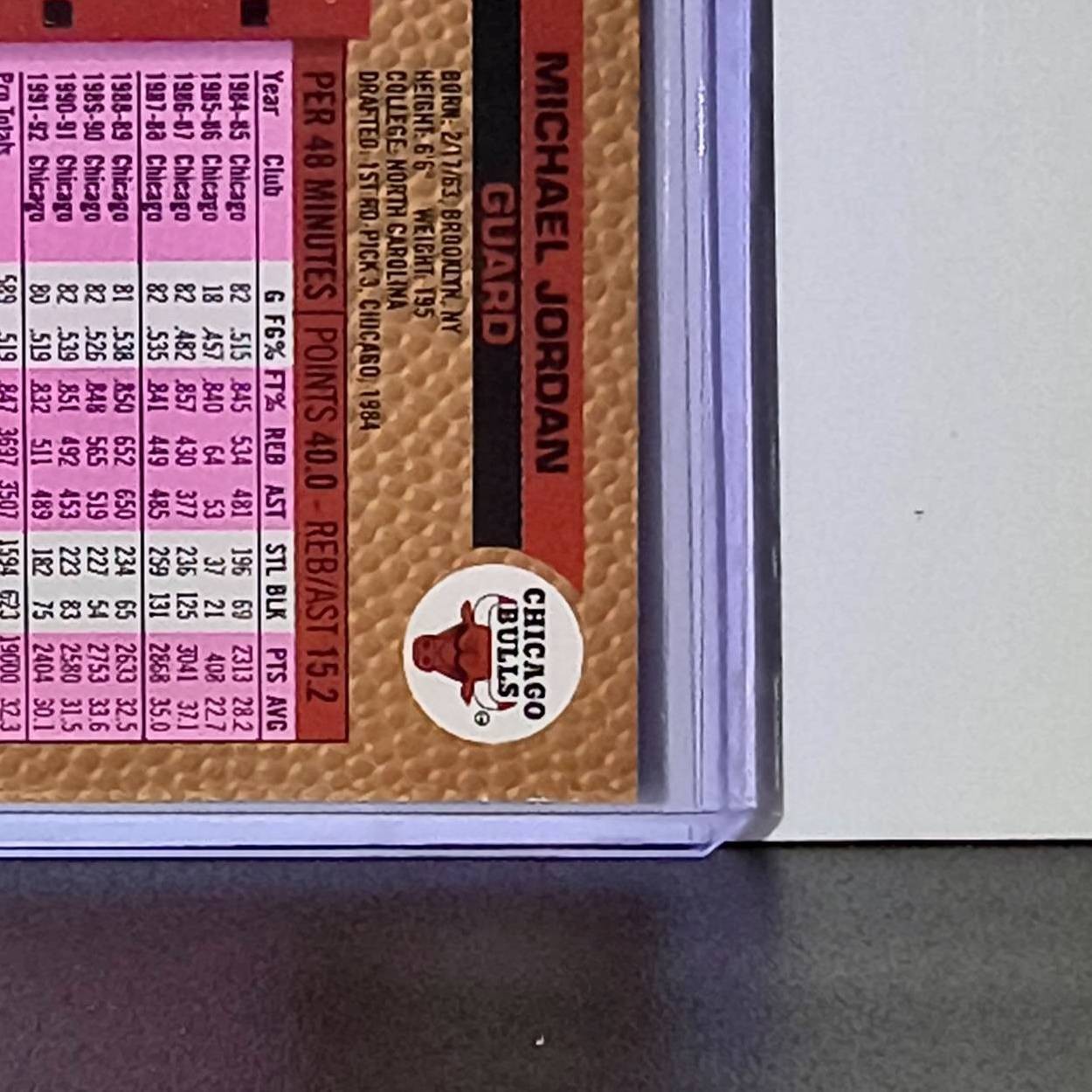 Michael Jordan 1992-93 Fleer #32 Basketball Card Chicago Bulls