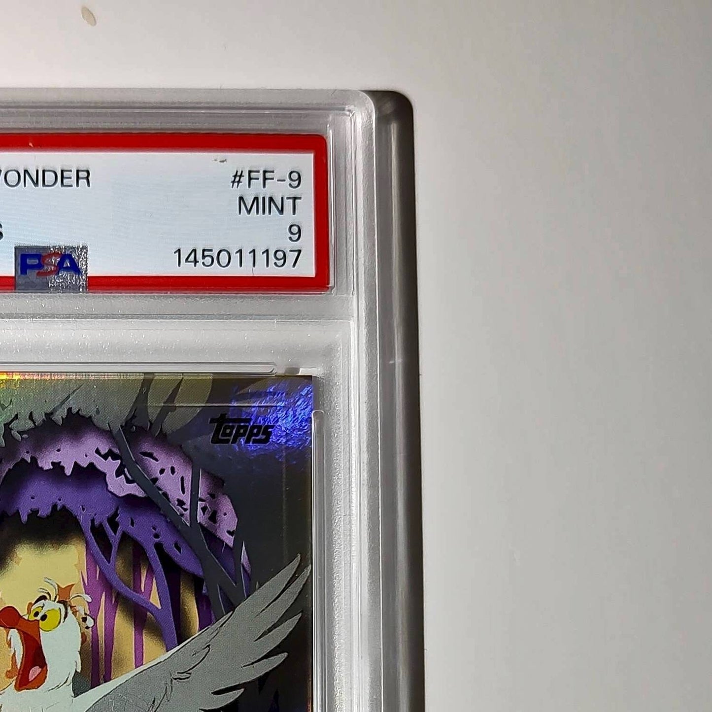 Scuttle 2025 Topps Disney #FF-9 Furry Friends Card The Little Mermaid PSA 9 MT
