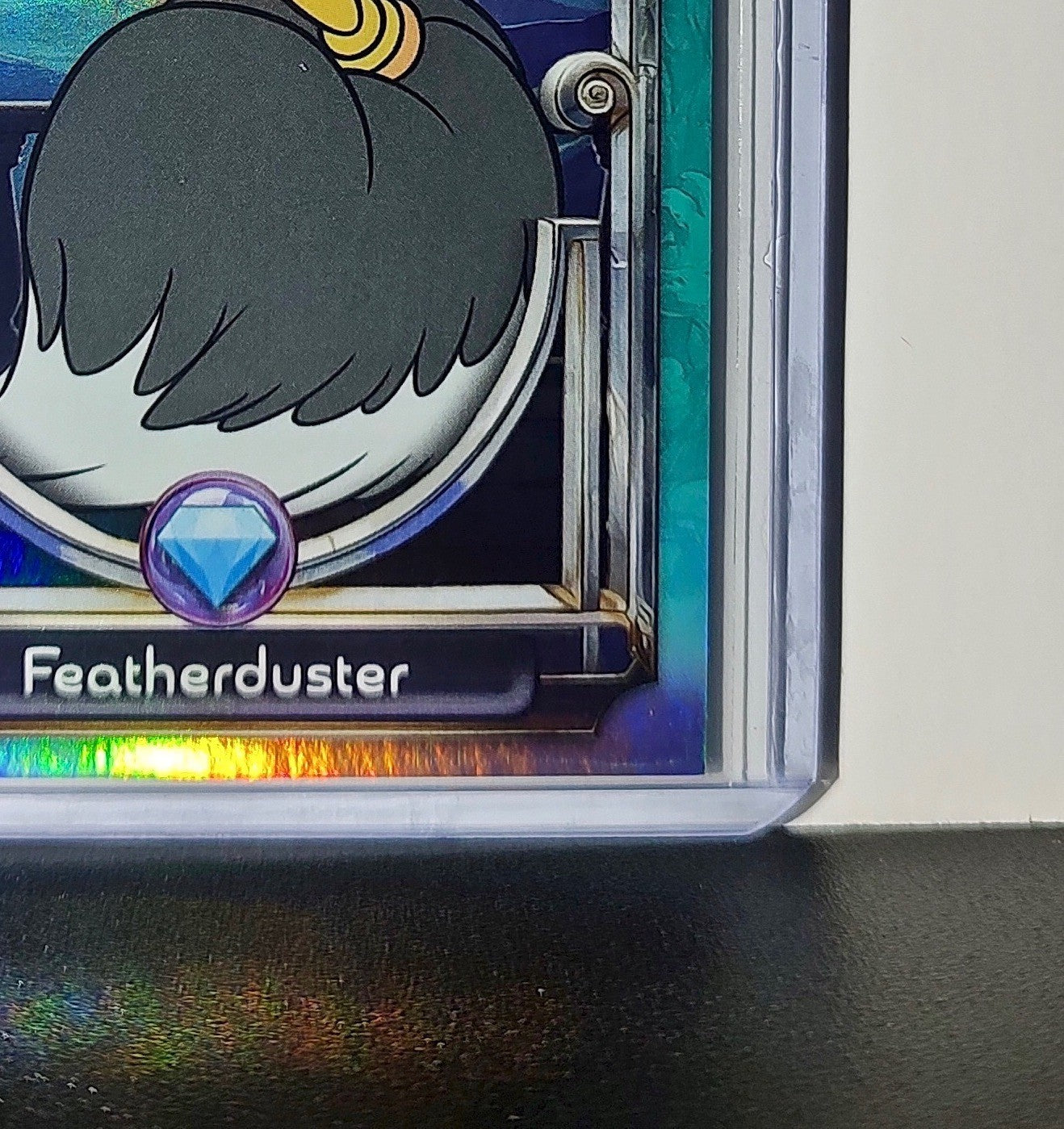 Featherduster 2025 Topps Disney Wonder #129 Diamond Card Beauty and the Beast