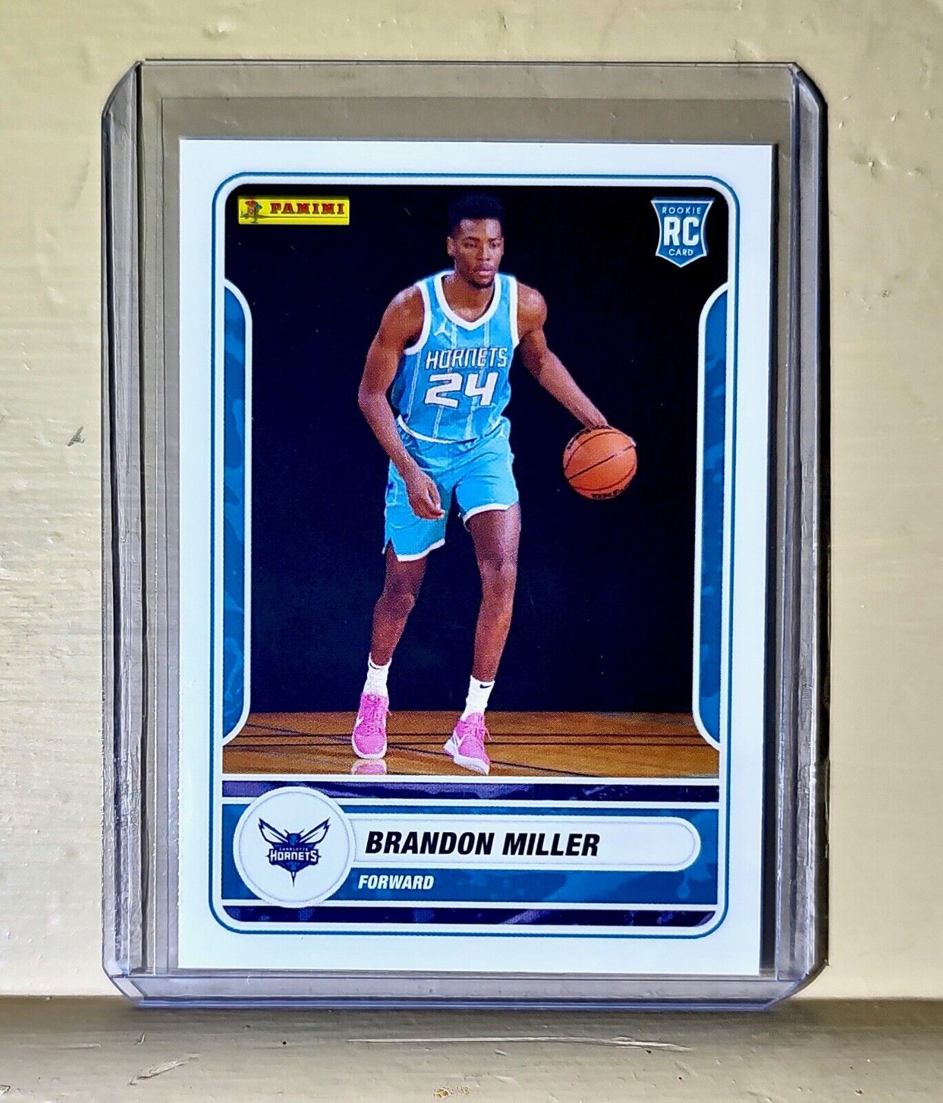 Brandon Miller 2023-24 Panini NBA Basketball #72 Rookie Card Charlotte Hornets