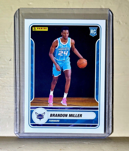 Brandon Miller 2023-24 Panini NBA Basketball #72 Rookie Card Charlotte Hornets