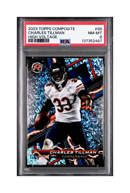 Charles Tillman 2023 Topps Resurgence High Voltage #68 PSA 8 NM-MT