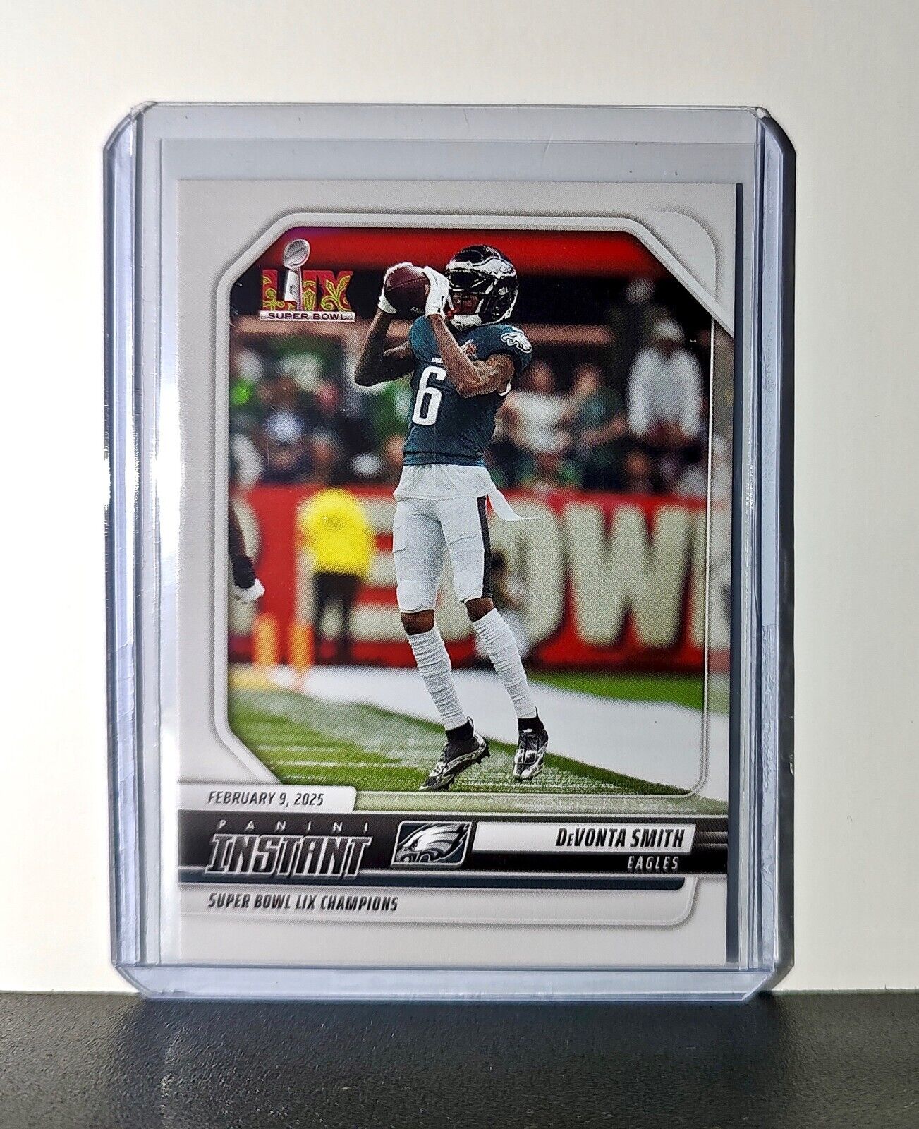 DeVonta Smith 2024 Panini Super Bowl LIX Champions NFL #7 Football Card Eagles