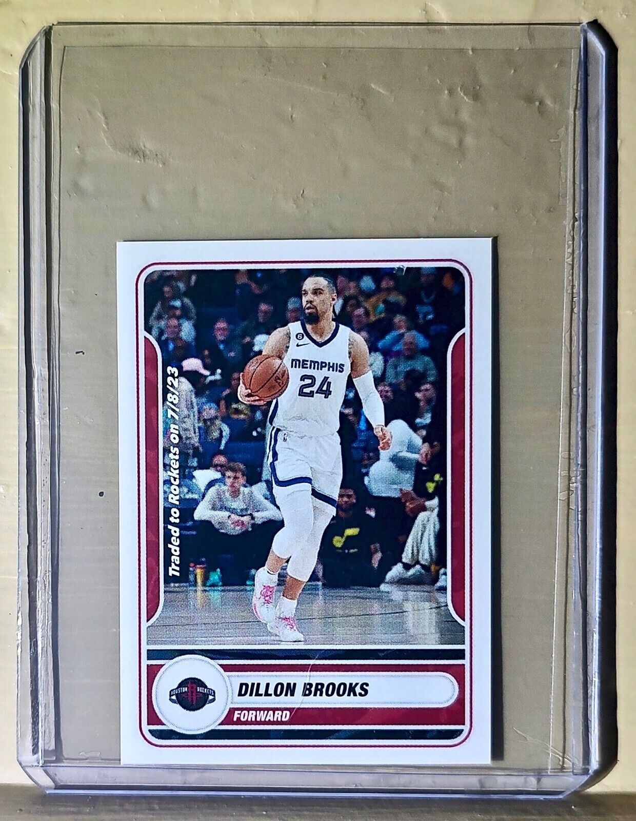 2023-24 Dillon Brooks Panini NBA Basketball #343 Sticker Houston Rockets