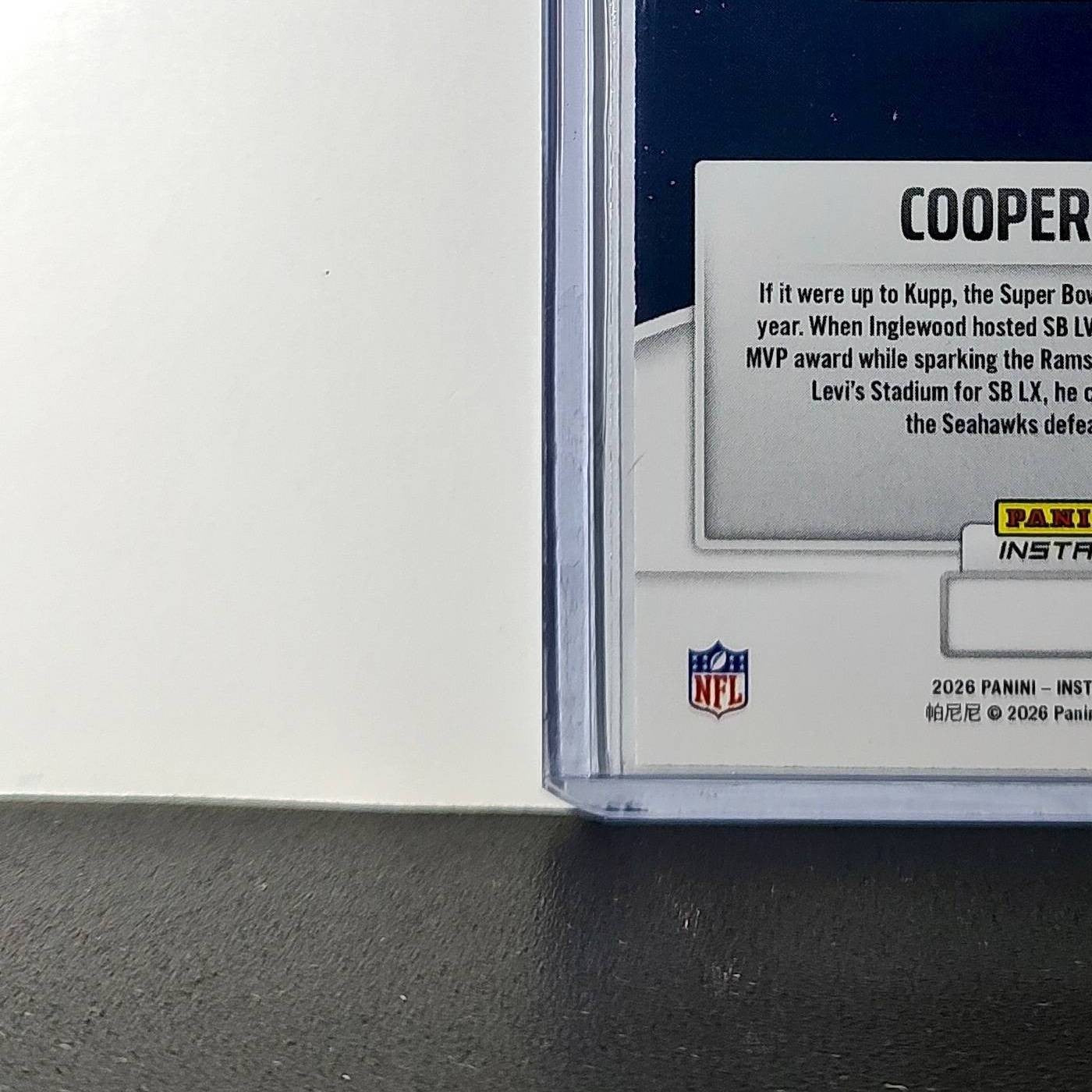 Cooper Kupp 2026 Panini NFL Super Bowl LIX Champions #6 Card Seattle Seahawks