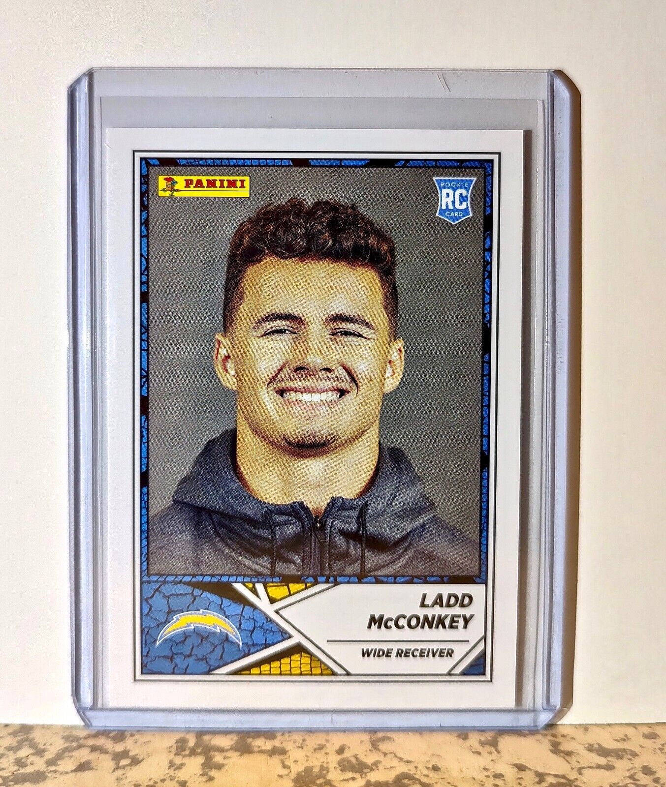 Ladd McConkey 2024 Panini NFL #86 Rookie Sticker Card Los Angeles Chargers