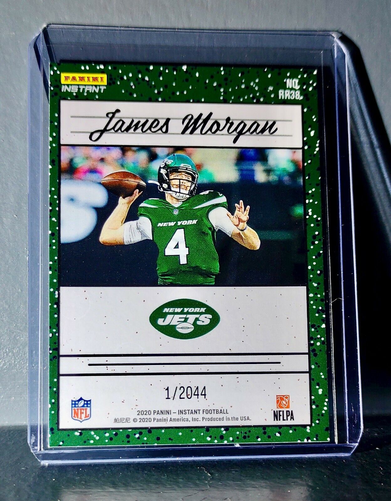 James Morgan 2020 Panini NFL Rated Rookie Retro #38 Rookie Football Card 1/2044