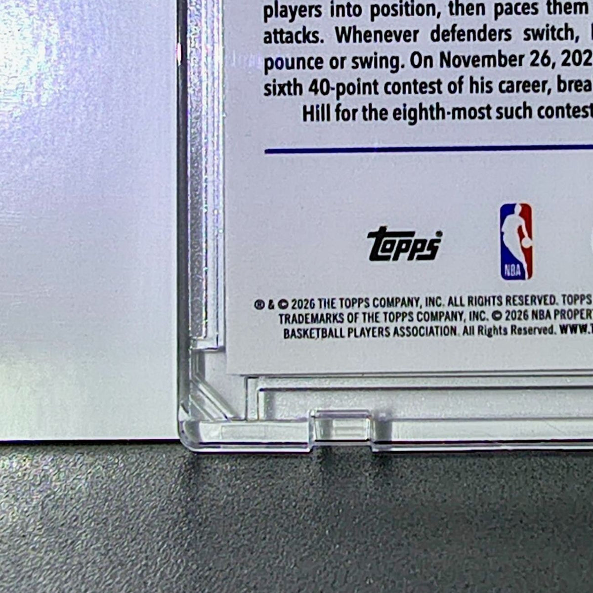 Cade Cunningham 2025-26 NBA Topps Chrome Update #6 Red White Blue Parallel