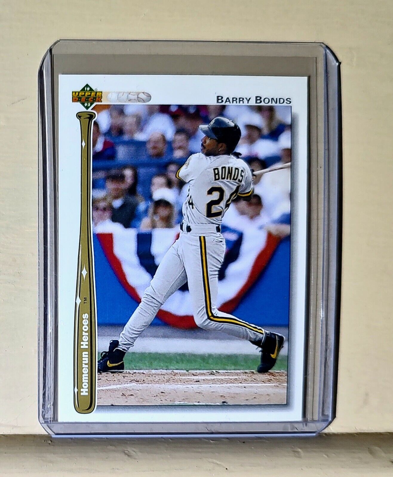 1992 Barry Bonds Upper Deck Baseball Card #HR21