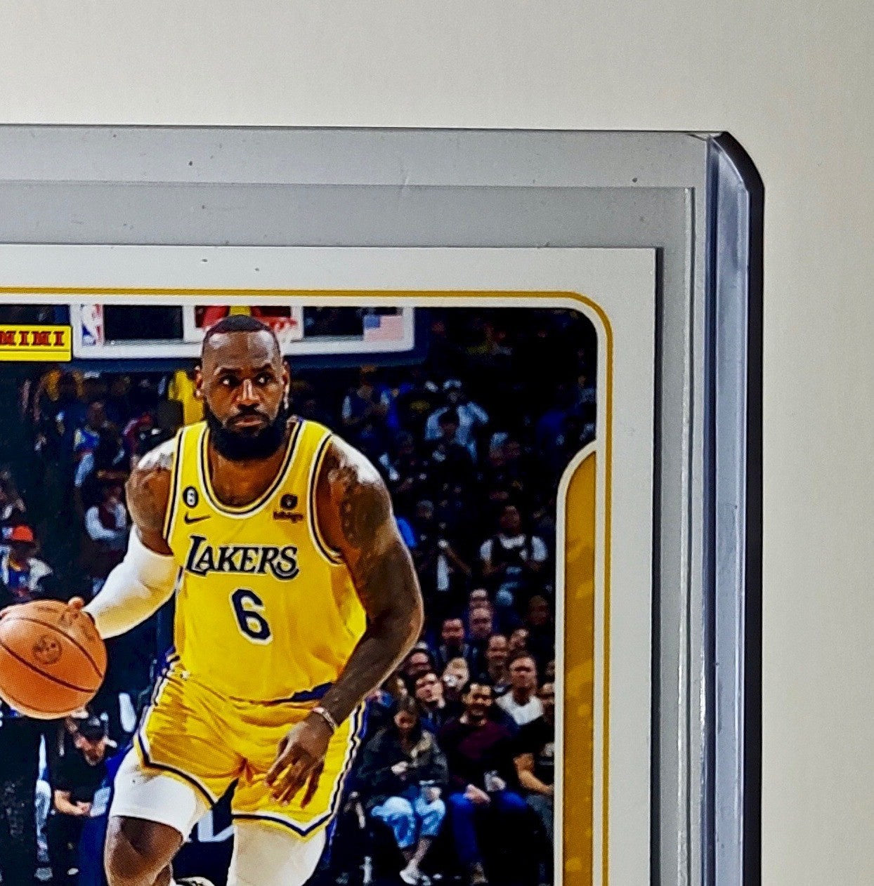Lebron James 2023-24 Panini NBA #93 Sticker Card Los Angeles Lakers