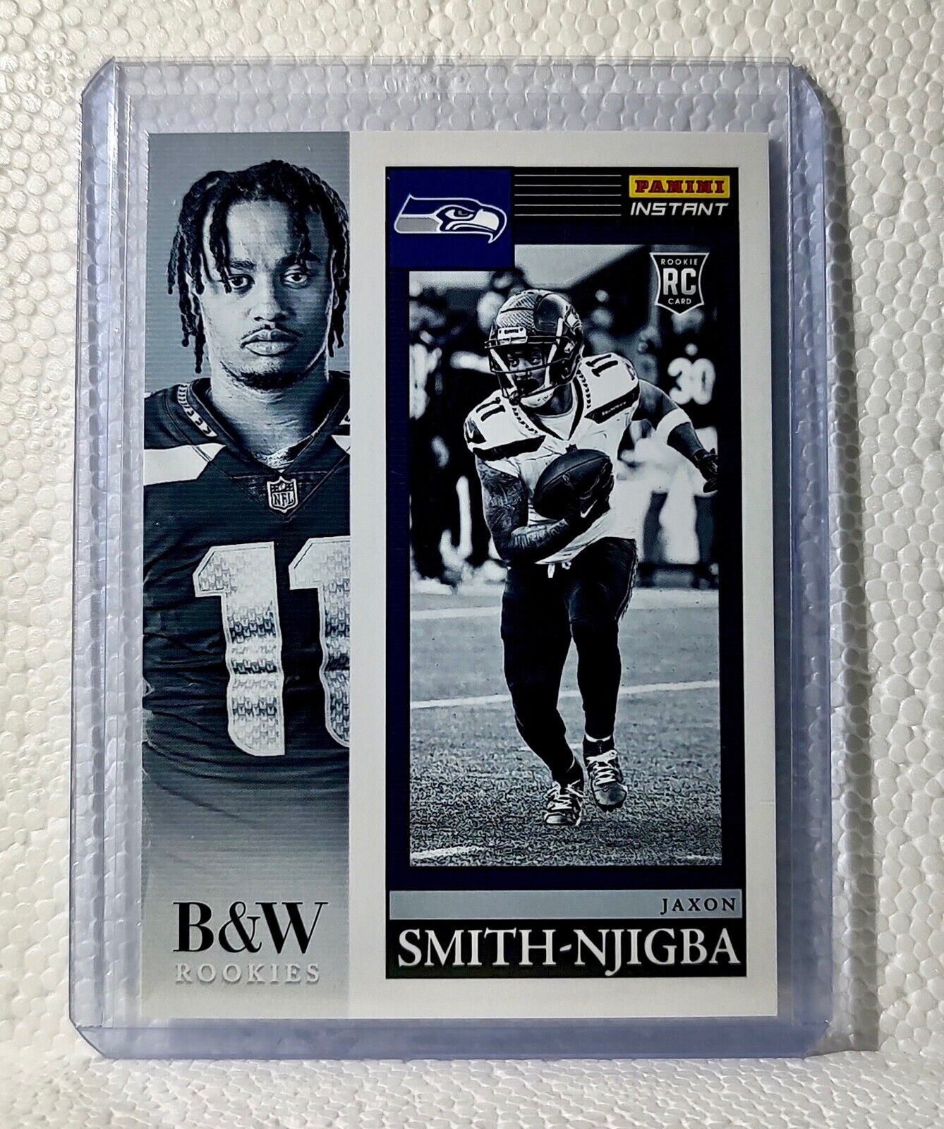 Jaxon Smith-Njigba 2023 Panini NFL #27 Black & White Rookies Card Seahawks 1/216