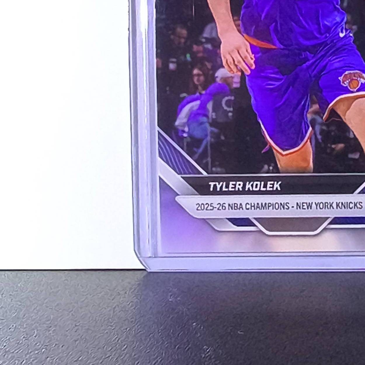 Tyler Kolek 2026 Topps Now NBA Champions #C12 Card New York Knicks