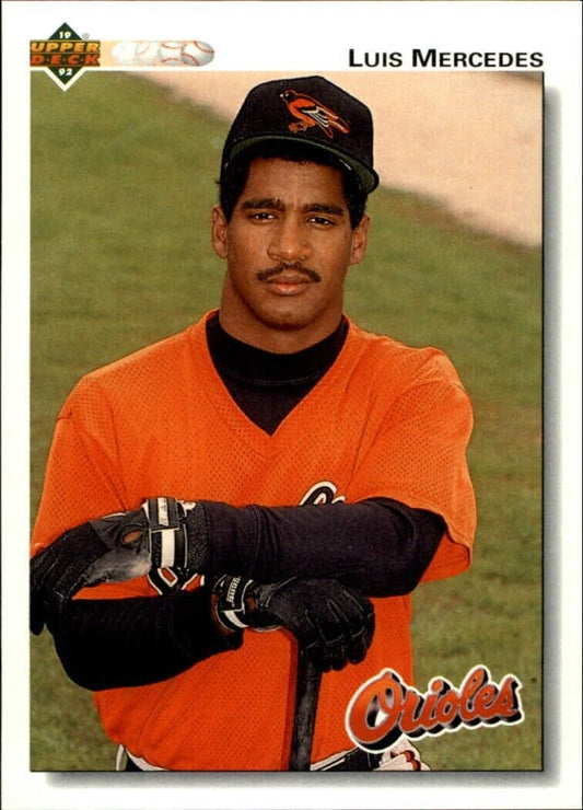 Luis Mercedes 1992 Upper Deck MLB #652 Baseball Card Baltimore Orioles