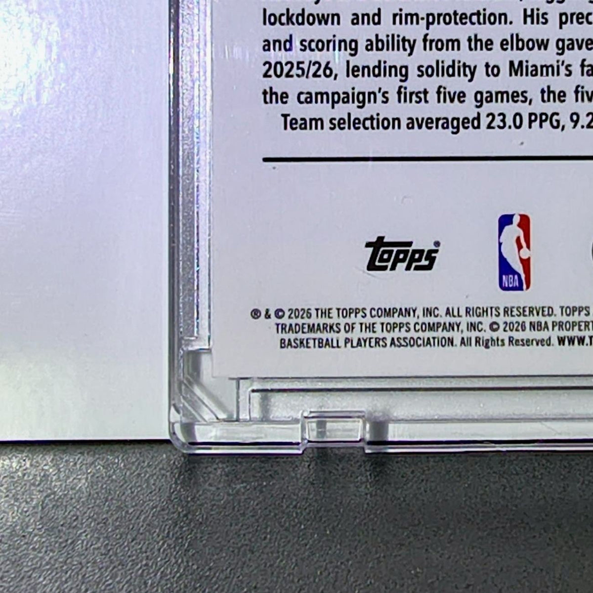 Bam Adebayo 2025-26 NBA Topps Chrome Update #35 Aqua Refractor Card 117/199