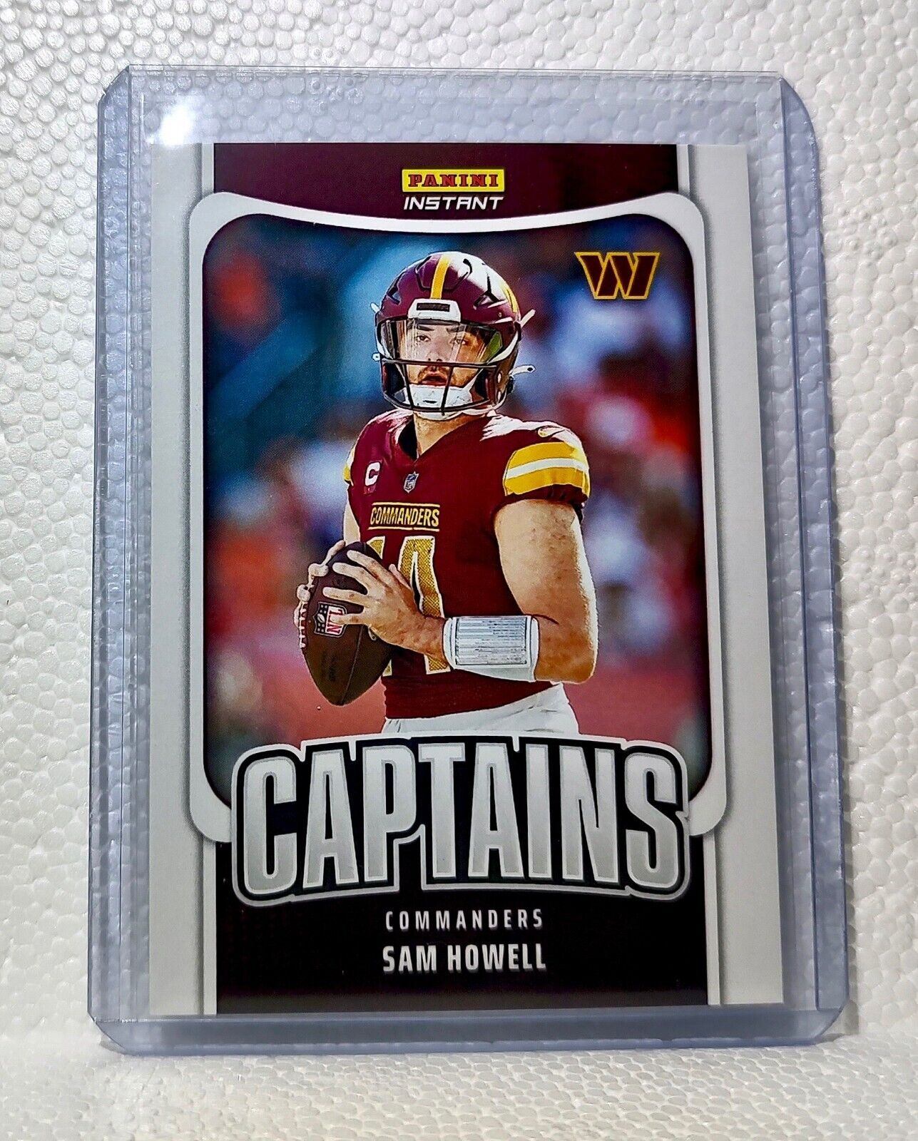 Sam Howell 2023 Panini NFL Captain #32 Football Card Washington Commanders 1/331