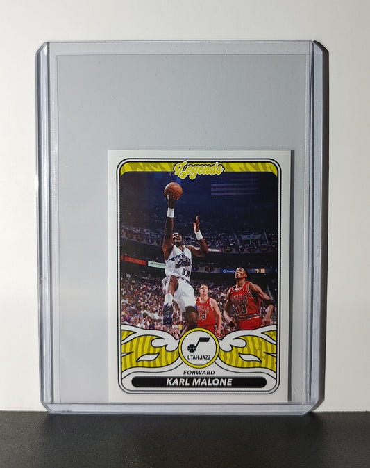 Karl Malone Legends 2024-25 Panini NBA #508 Sticker Card Utah Jazz