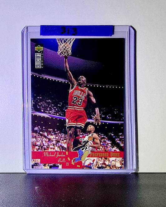 Michael Jordan 1995-96 Upper Deck Collector's Choice #195 Card Chicago Bulls