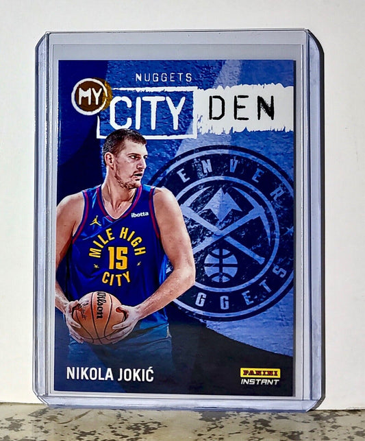 Nikola Jokic 2023-24 Panini NBA #9 MyCity Basketball Card Denver Nuggets 1/543