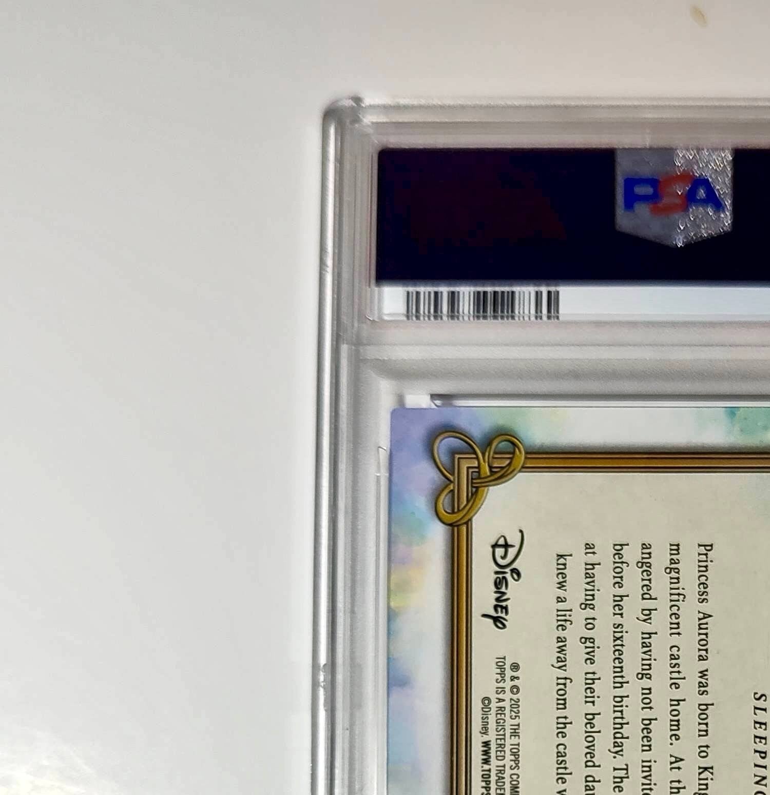 King Stefan's Castle 2025 Topps Disney #C-5 Card Sleeping Beauty PSA 9