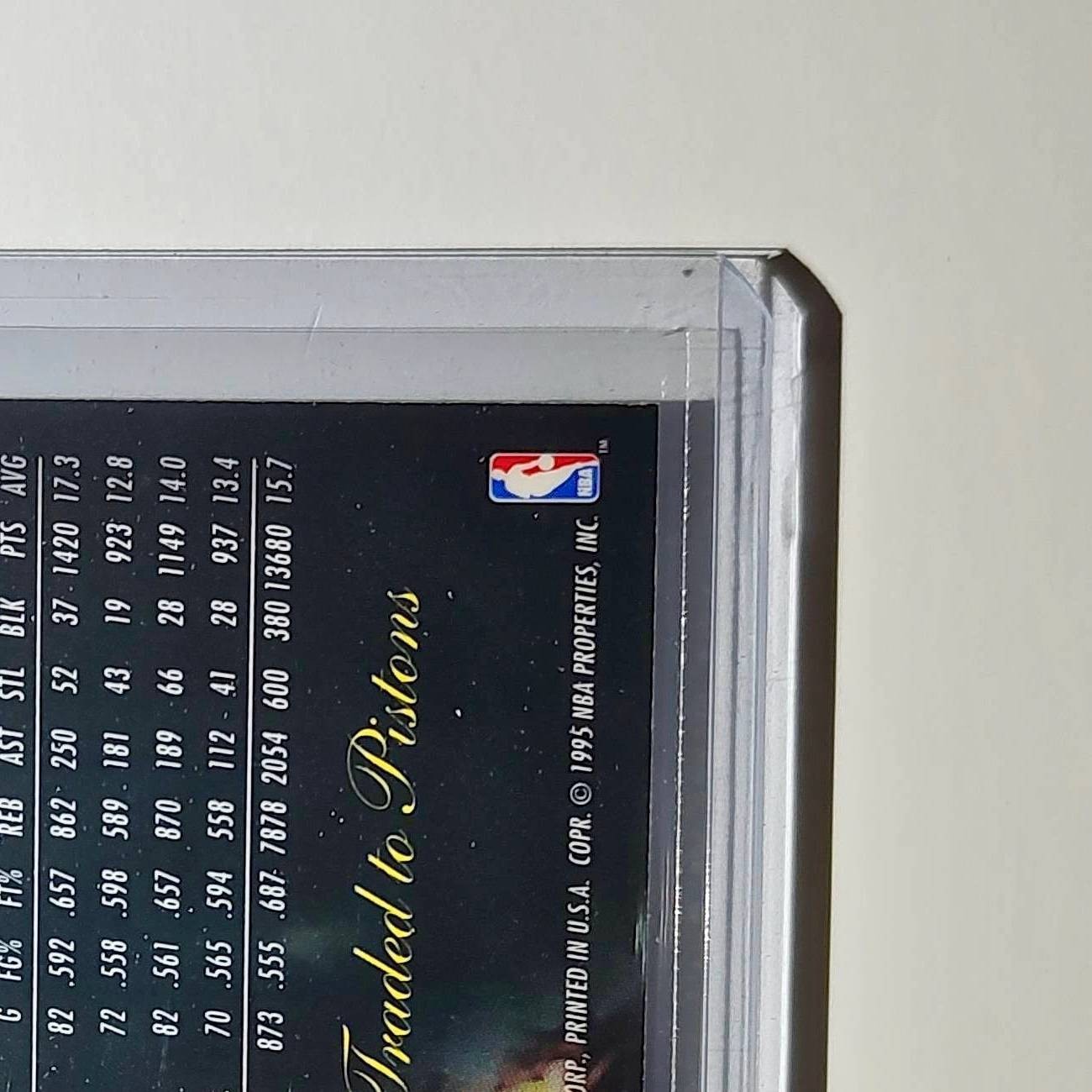 Otis Thorpe 1995-96 Flair NBA #114 Card Detroit Pistons