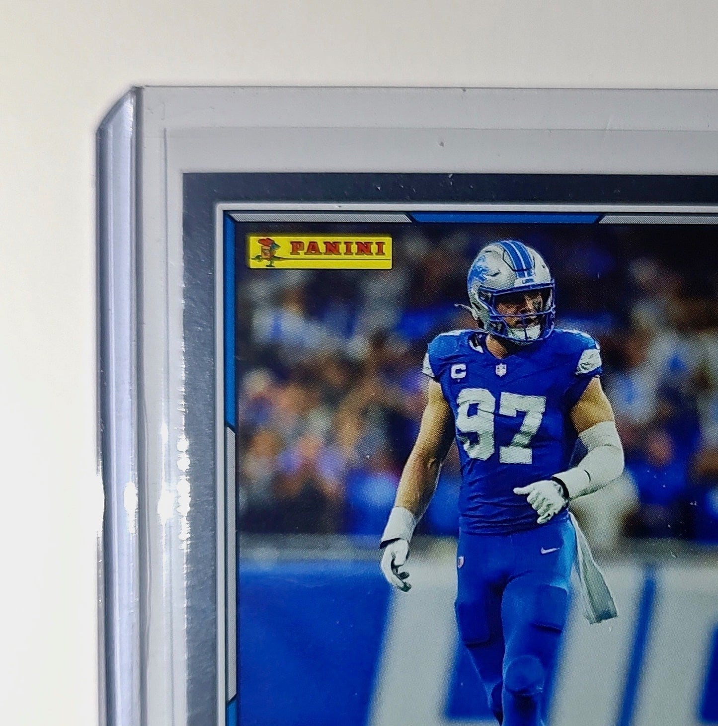 Aidan Hutchinson 2025 Panini NFL #39 Foil Sticker Card Detroit Lions