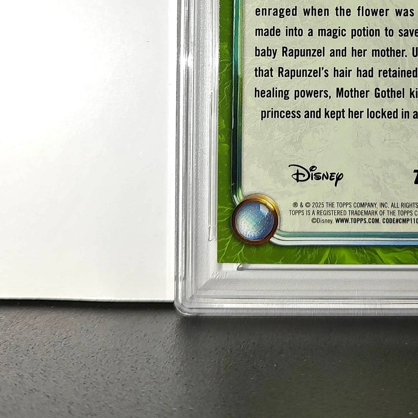 Mother Gothel 2025 Topps Disney Wonder #181 Card Tangled PSA 8