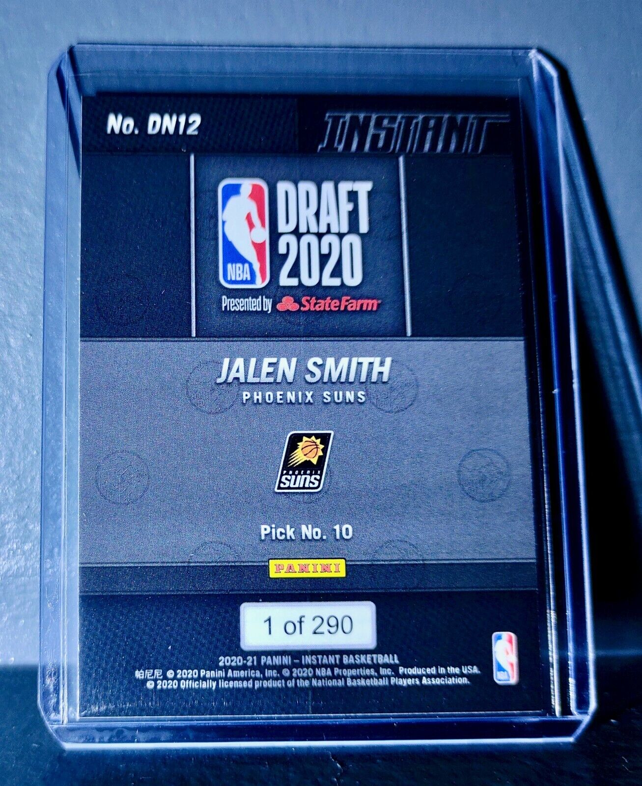 Jalen Smith 2020-21 Panini NBA Draft Night #12 Basketball Rookie Card 1 of 290