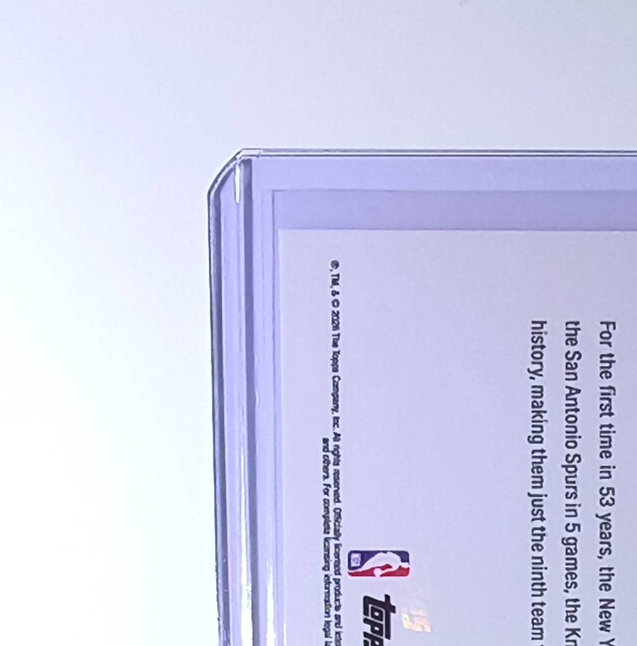 Josh Hart 2026 Topps Now NBA Champions #C2 Card New York Knicks