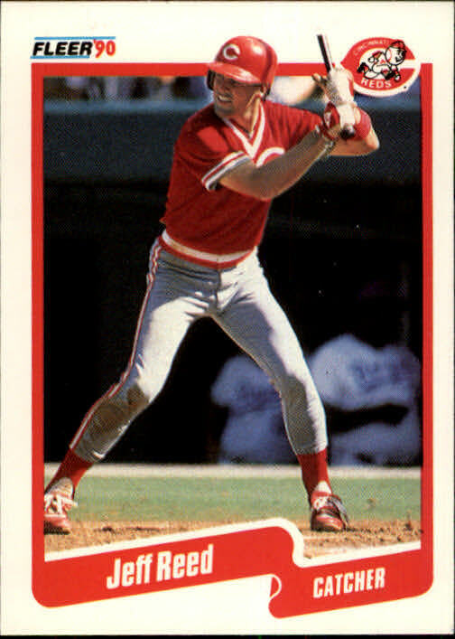 1990 Jeff Reed Fleer Baseball Card #429