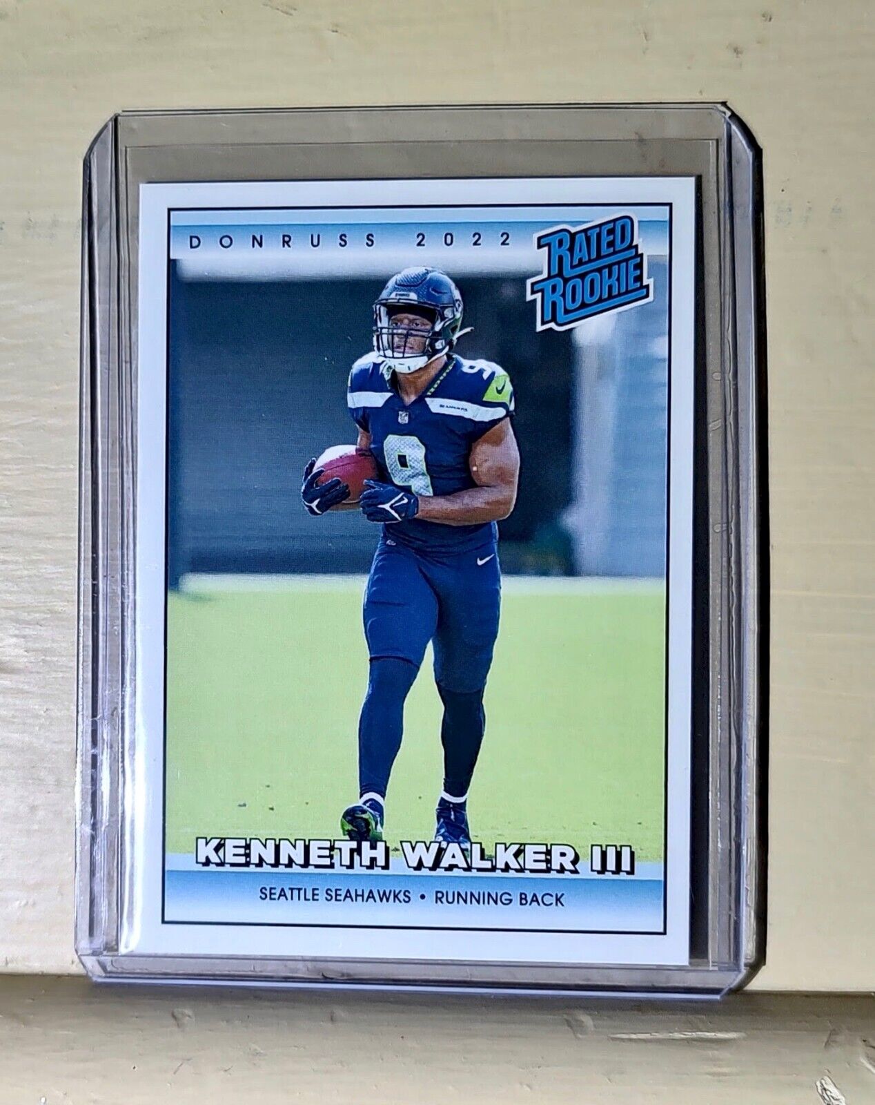 Kenneth Walker III 2022 NFL Panini #14 Rated Rookie Retro Football Card 1/4094