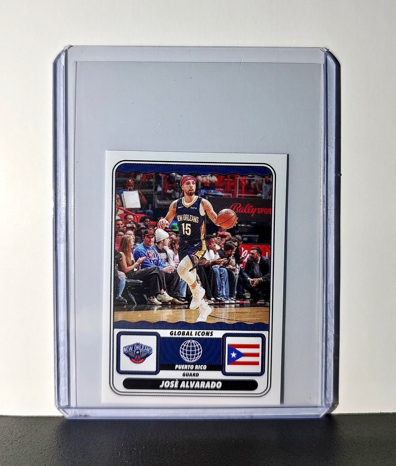 Jose Alvarado Global Icons 2024-25 Panini NBA #66 Sticker New Orleans Pelicans