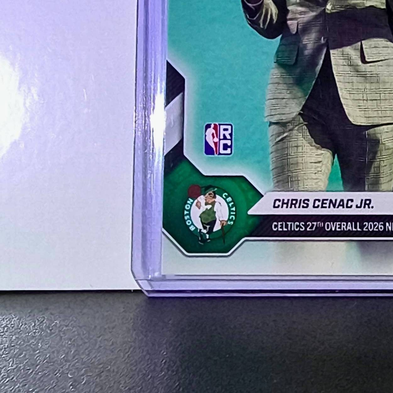 Chris Cenac Jr. Rookie 2026-27 Topps NBA Draft #CCEN Card Boston Celtics