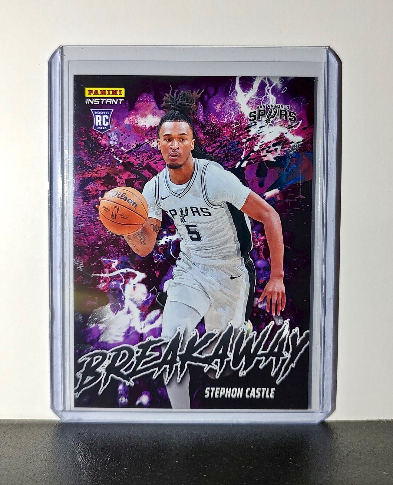 2024-25 Panini Instant NBA Breakaway Complete 18 Card Set in toploaders 1/1355